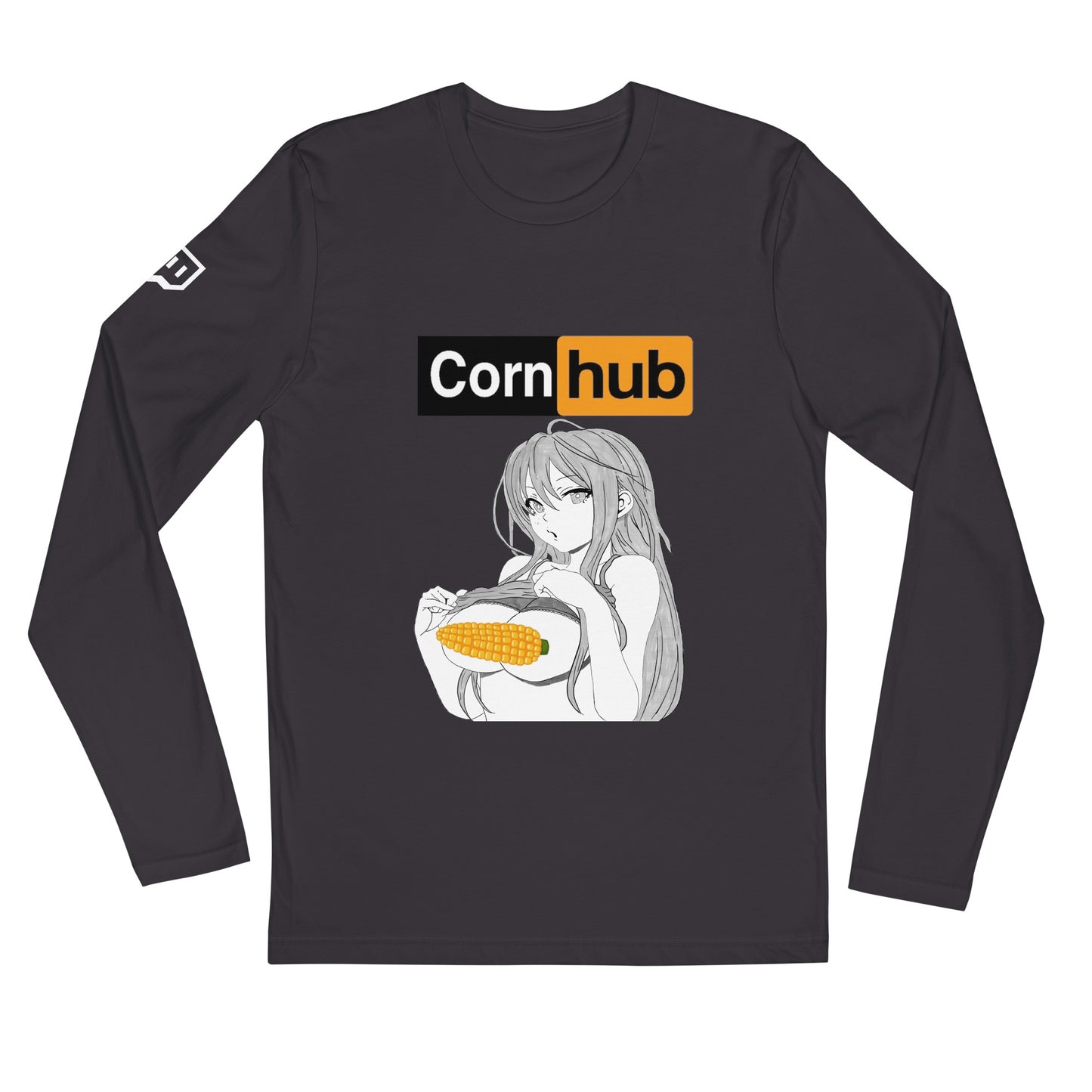 CornHub - Long Sleeve Fitted Crew - Akiroko Collab