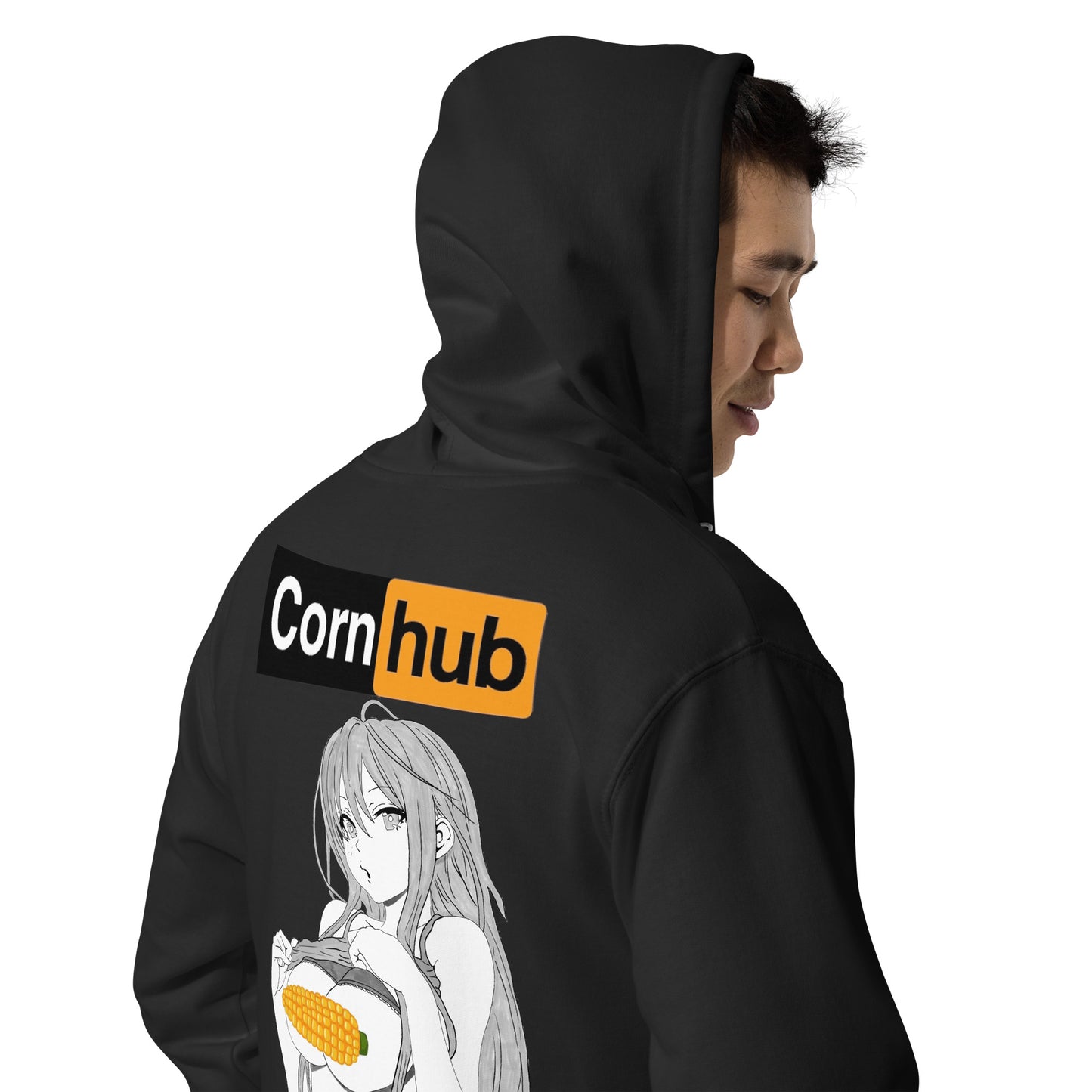 CornHUB - Unisex fleece zip up hoodie - Akiroko Collab